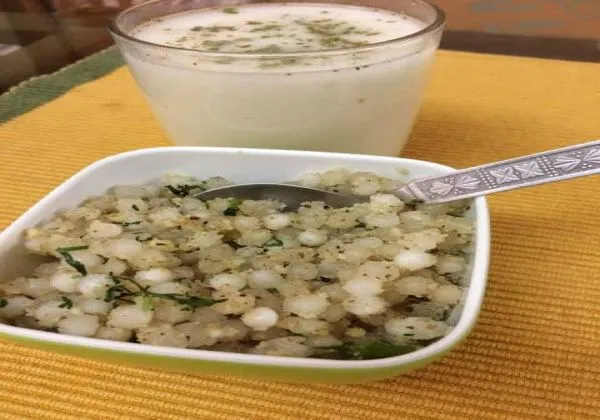 3 Sabudana Khichdi 1 Butter Milk