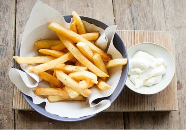 French Fries Masala With Mayo 