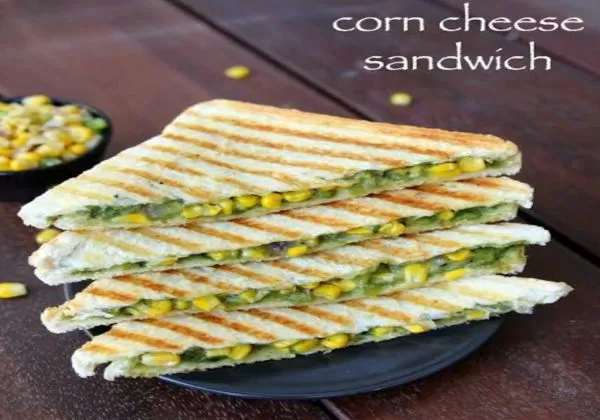 Jain Corn Cheese Sandwich 