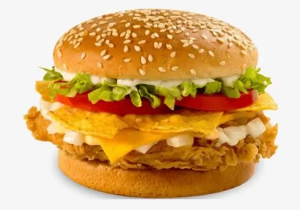 Veg Panner Cheese Tikki  Burger 