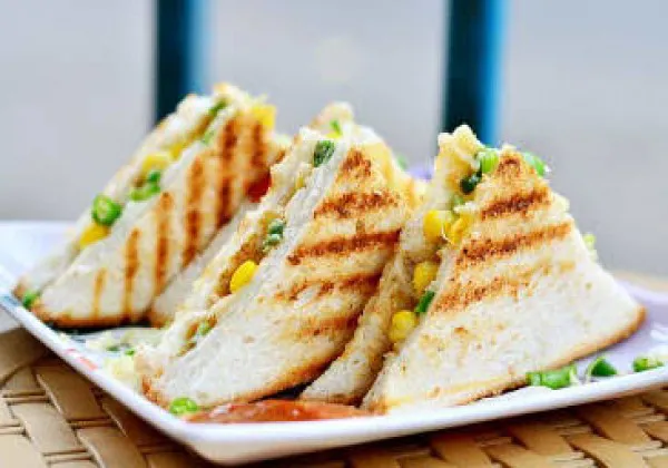Tandoori Corn Cheese Sandwich