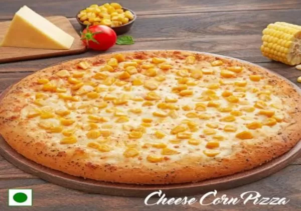 Jain Corn Pizza Large 